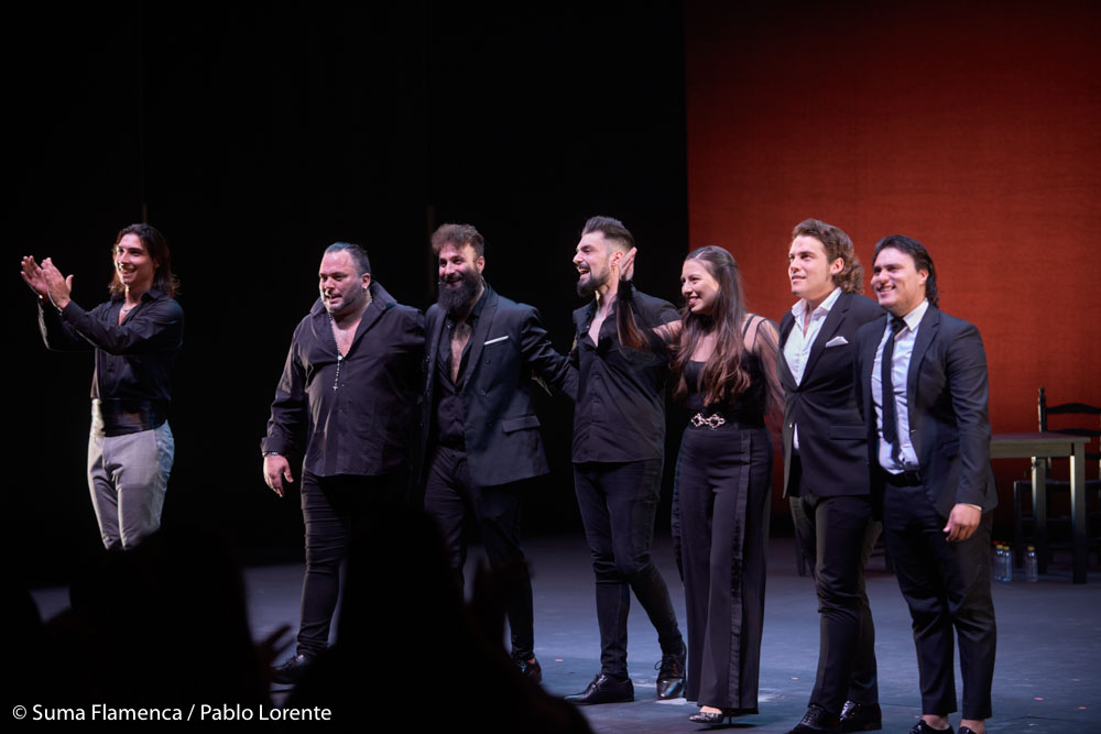 Andrea Salcedo, José Serrano y El Yiyo en Suma Flamenca Joven